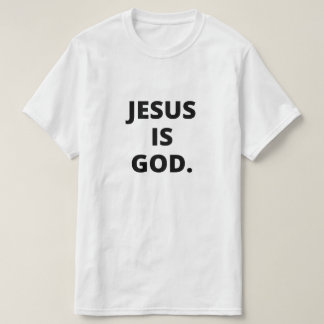 Jesus é Deus, camisa cristã minimalista