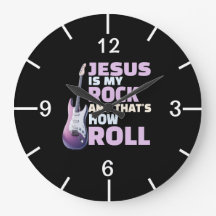 Jesus É Meu Relógio De Muro De Rock