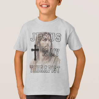 Jesus é minha camiseta clássica terapeuta