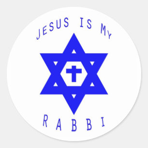 Jesus é minha etiqueta do rabino