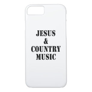 Jesus e música country - capa de telefone