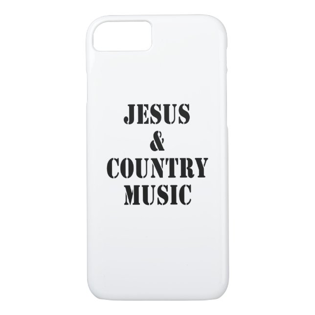 Jesus e música country - capa de telefone (Verso)
