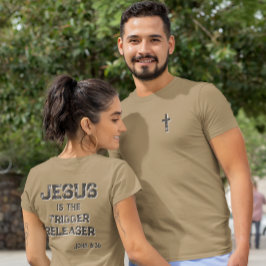 Jesus é o Liberdade Cruz Escritura Fé