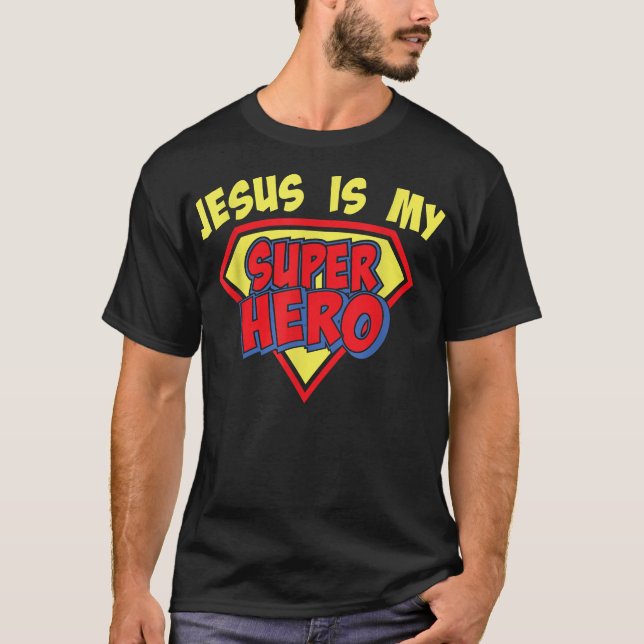 Jesus é o meu cristo inspirador da camiseta Super- (Frente)