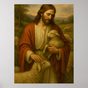 Jesus é o Pastor #4™ Arte de Parede LDS Poster