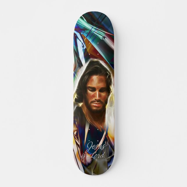 Jesus é o Senhor 1 Skateboard (Frente)