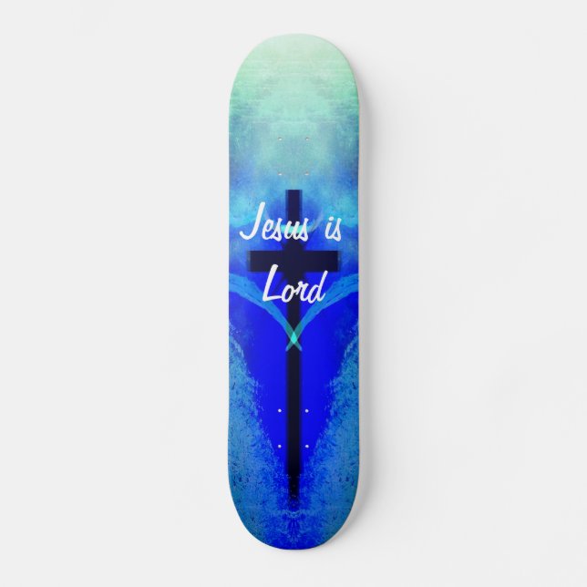 Jesus é Senhor skateboard (Frente)