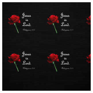 Jesus é senhor Tecido