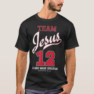 Jesus E Time De Beisebol Camiseta Jesus Cristão T_