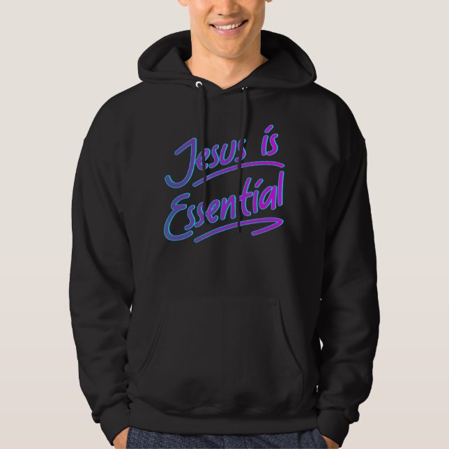 Jesus é uma camisa essencial, Estilo 90 mulheres J (Frente)