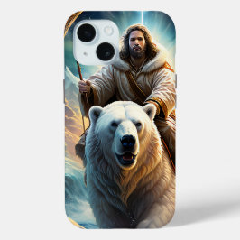 Jesus em um urso polar