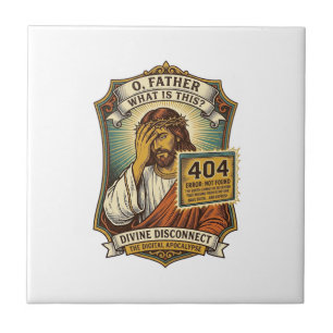 Jesus engraçado erro 404 Humor desenvolvedor web p