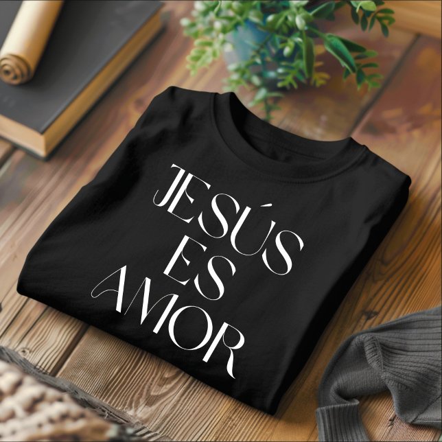 Jesús Es Amor, Camiseta Espanhola Cristã (Criador carregado)