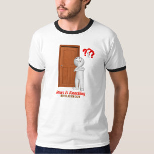 Jesus Está Batendo Uma Camiseta De Ringer
