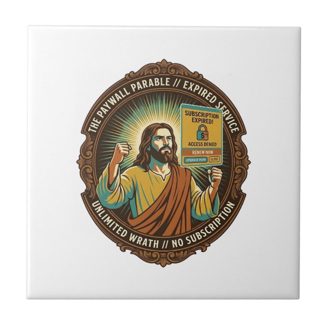 Jesus Expirou Assinatura de Software Paywall Tecno (Frente)