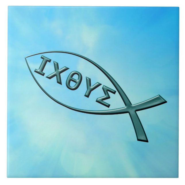 Jesus Fish - Peixe Cristão (Frente)