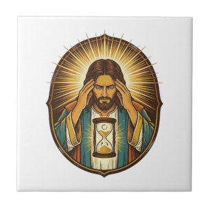 Jesus Impaciente Carregando Ampulheta Internet Len