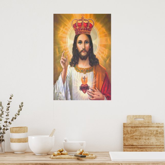 Jesus King Poster vintage (Cozinha)