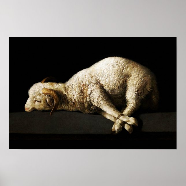 Jesus Lamb de Deus - Agnus Dei Poster (Frente)