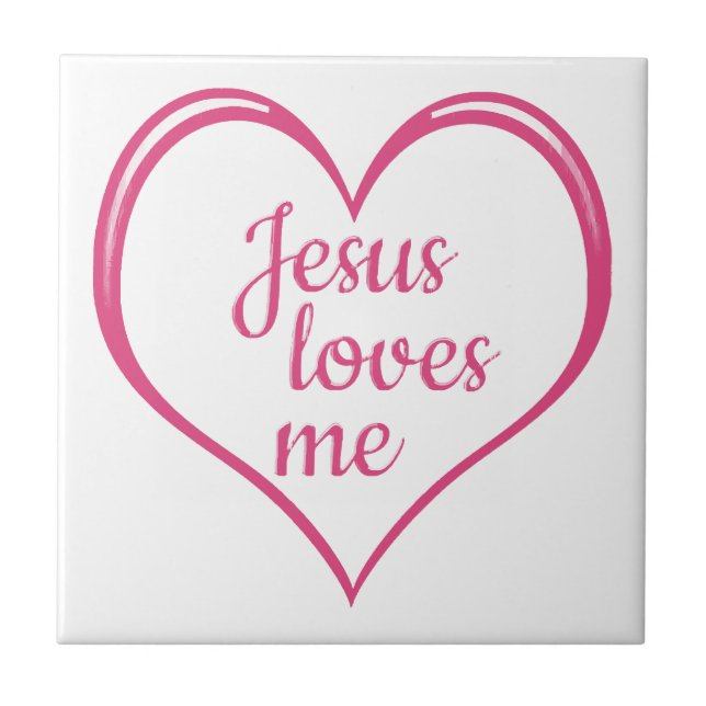 JESUS ME AMA no Coração (Frente)
