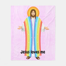 Jesus me ama o cobertor de pulso