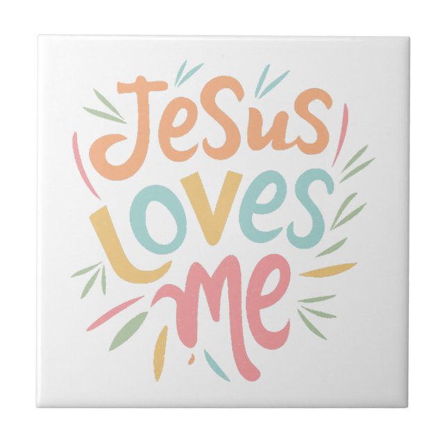 Jesus me ama - vintage design (Frente)