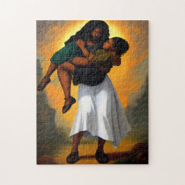 Jesus me Carregar a Quebra-cabeça de Arte Cristã