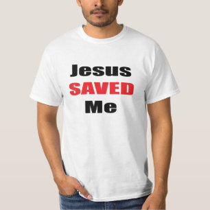Jesus me salvou na camisa