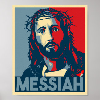 Jesus Messias Christian Poster