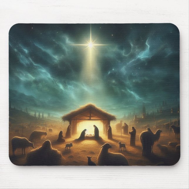 Jesus/Natal/Natividade Mousepad (Frente)