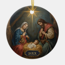 Jesus Natividade Enfeites de natal religiosos