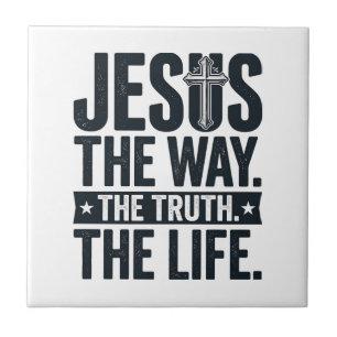 Jesus O Caminho A Verdade A Vida Camiseta Cristã