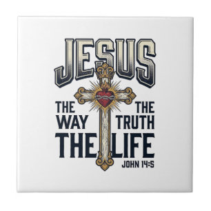 Jesus O Caminho A Verdade A Vida Camiseta Cristã