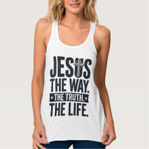 Jesus O Caminho A Verdade A Vida Camiseta Cristã