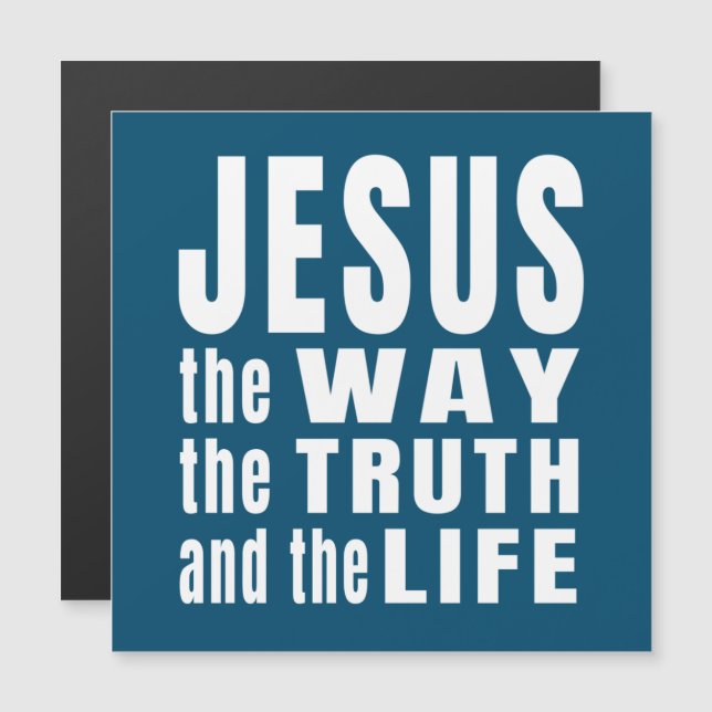 Jesus o caminho a verdade e a vida   (Frente/Verso)