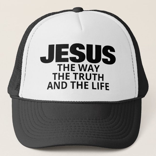JESUS O CAMINHO A VERDADE E A VIDA BONÉ DE CAMINHO (Frente)