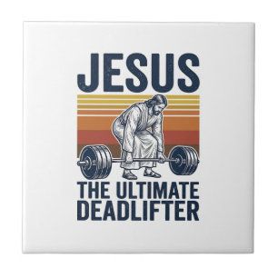 Jesus O Levantador de Peso Definitivo Camiseta de