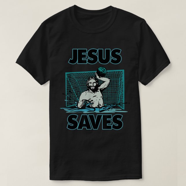 Jesus, O Polo Água Salva Camisa Para Chri (Frente do Design)