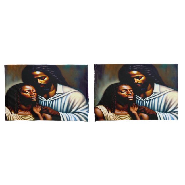 Jesus, os Pillowcase do Comforter (Frente - conjunto)