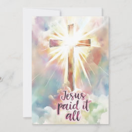 Jesus Pagou-Lhe Toda A Páscoa Cristã Hymn.