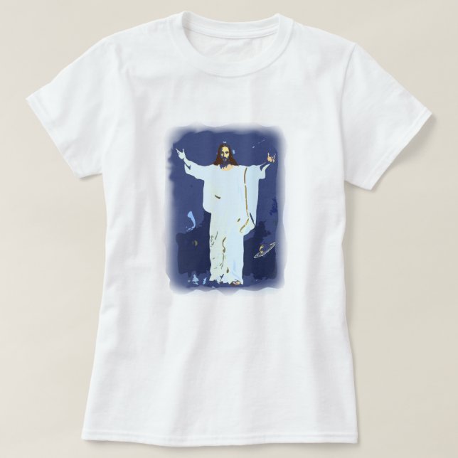 Jesus Páscoa Camisa - Ele É Risen Tee Design (Frente do Design)