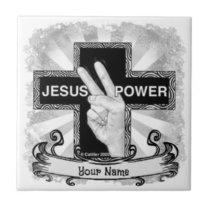 Jesus Power Christian Cross