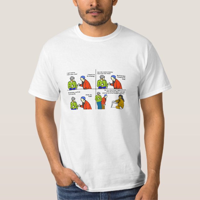Jesus, precisamos conversar: Camisetas Hillarious  (Frente)