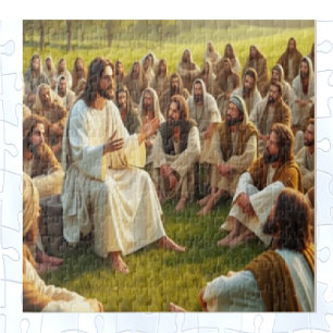 Jesus prega o Quebra-cabeça de Jigsera