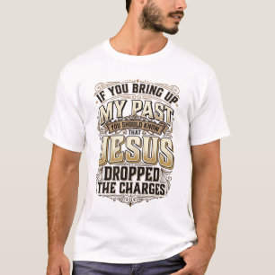 Jesus Retirou As Acusações Camiseta Cristã Vintage
