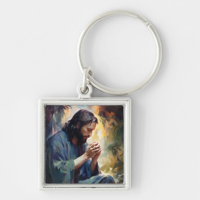 Jesus Rezando Chaveiro (Frente)