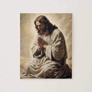 Jesus Rezando Quebra-cabeça