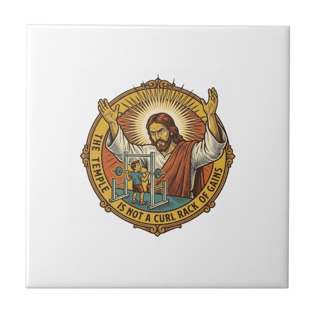 Jesus Rosqueia Flexões De Bíceps No Rack De Agacha (Frente)