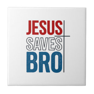 Jesus Salva Irmão Tipografia Cristã Camiseta Desig