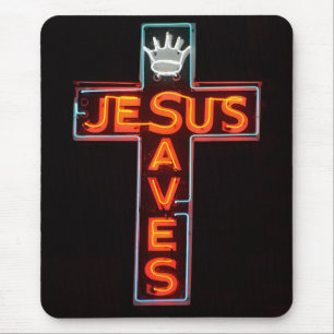 Jesus salva o Mousepad